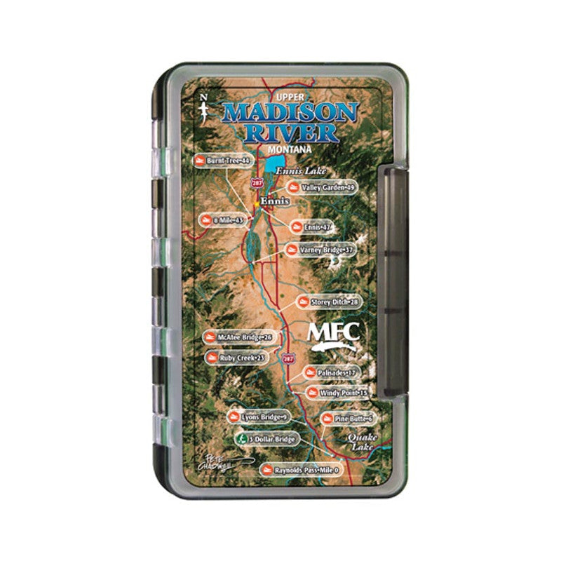 MFC Waterproof River Map Fly Boxes