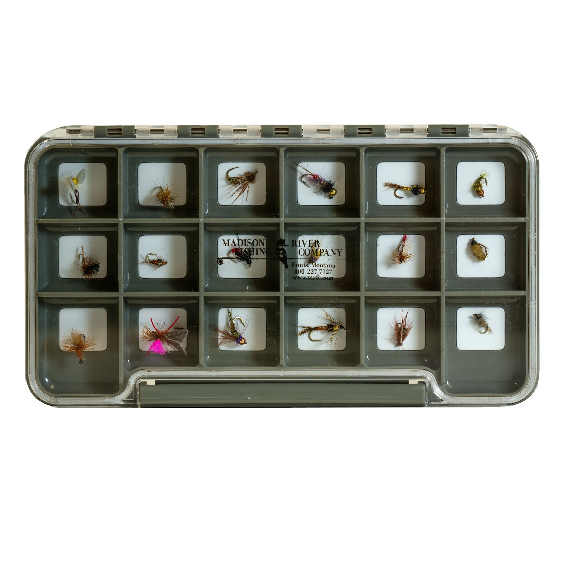 Magnetic 18 Compartment Fly Box