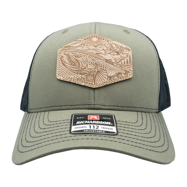 Casey Underwood Out West Trucker Olive/Black