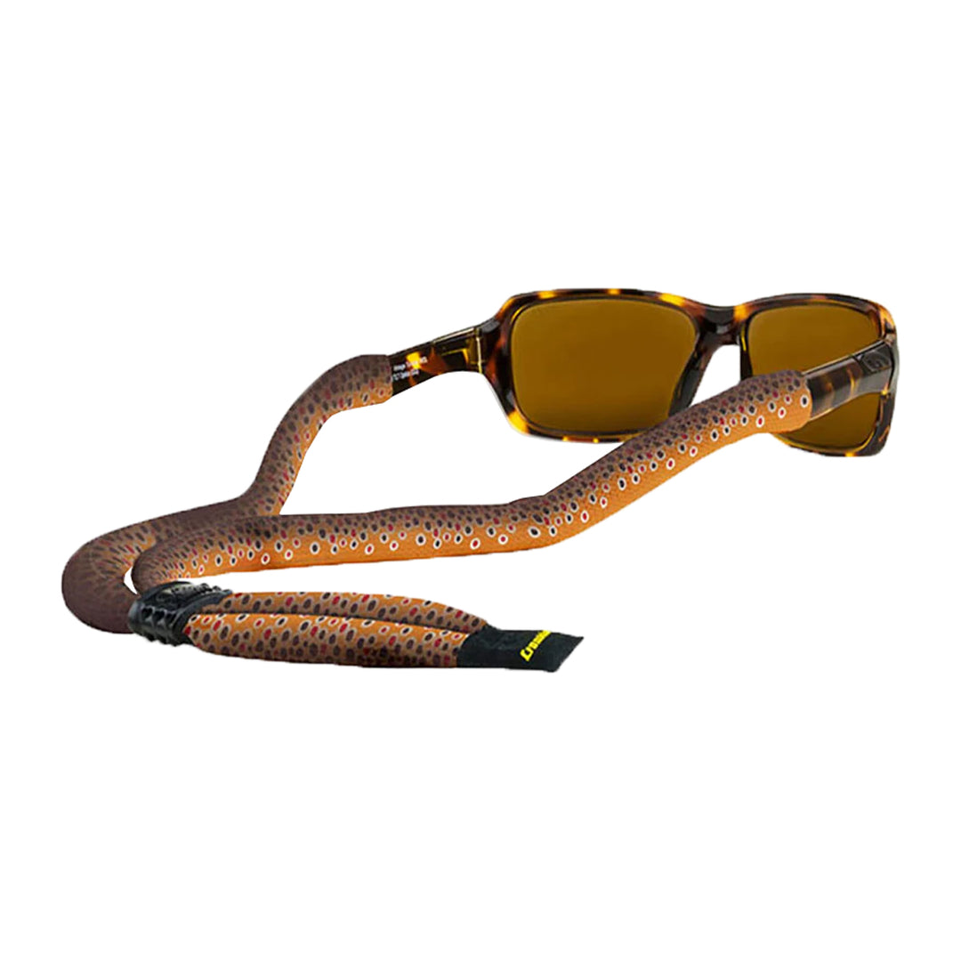 Croakies Suiters Print Brown Trout