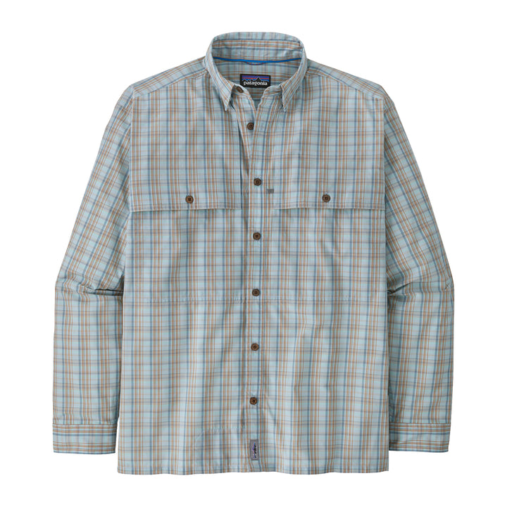 Patagonia  L/S Island Hopper Shirt Down River: Steam Blue