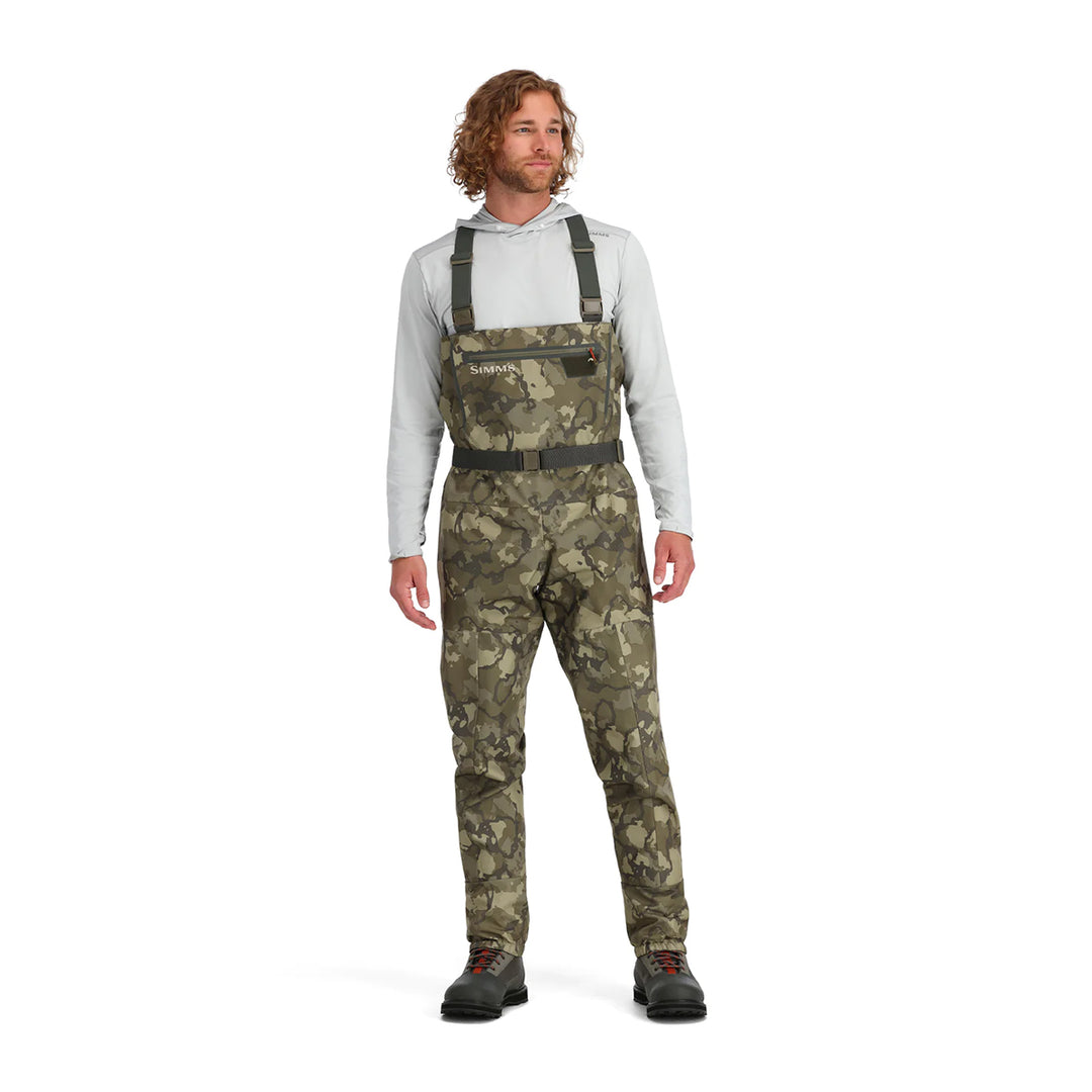 Simms Tributary Stockingfoot Wader Regiment Camo Olive Drab