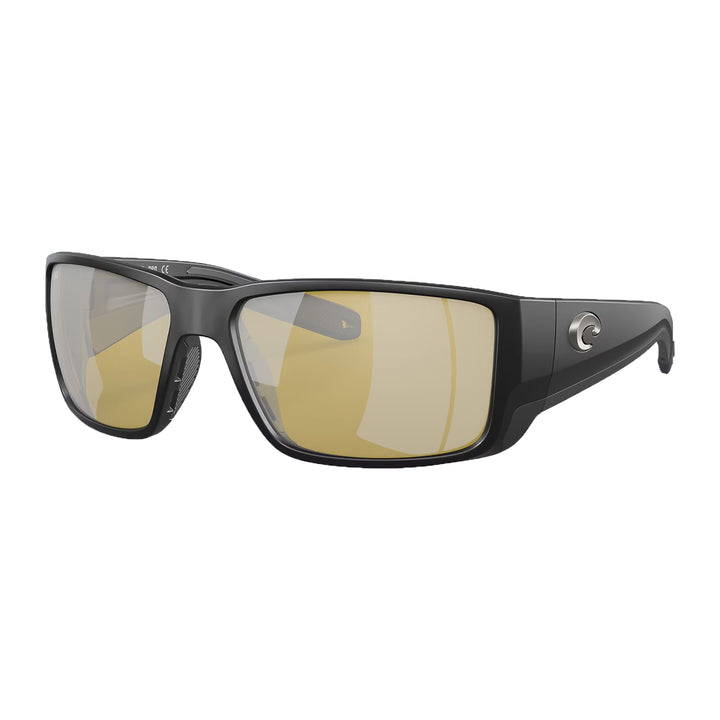 Costa BlackFin Pro Sunglasses Matte Black Sunrise Silver Mirror 580G