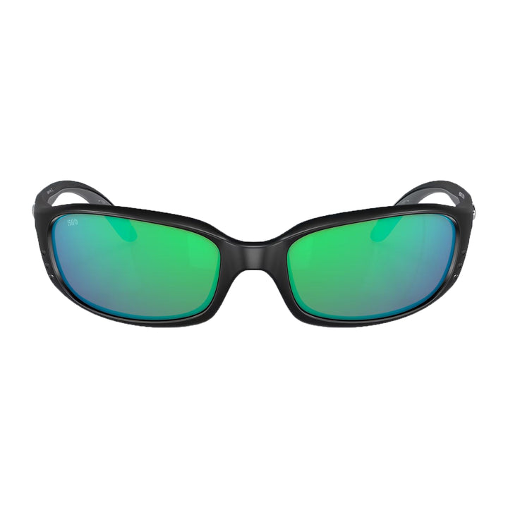 Costa Brine Sunglasses  Matte Black Green Mirror 580G