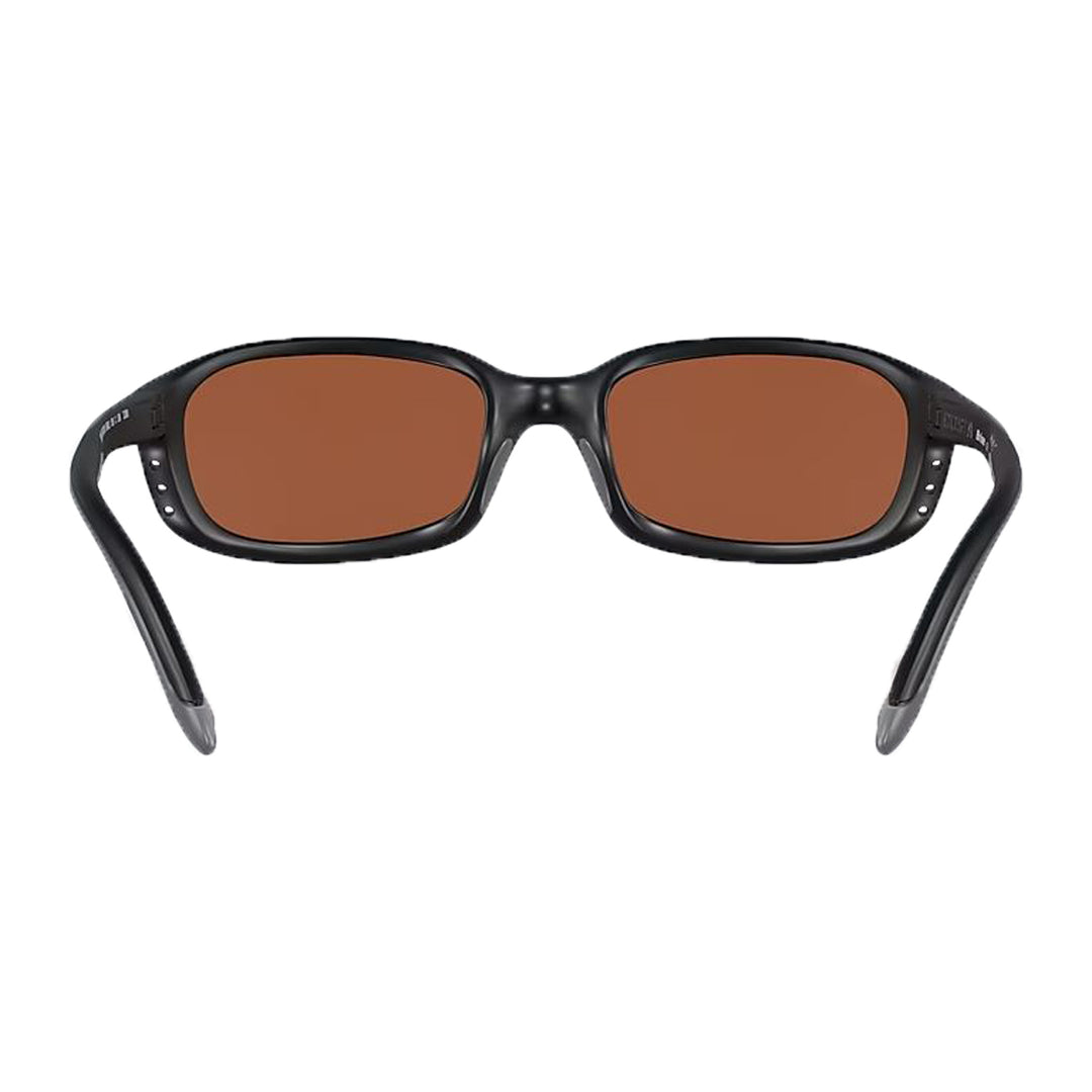 Costa Brine Sunglasses  Matte Black Green Mirror 580G