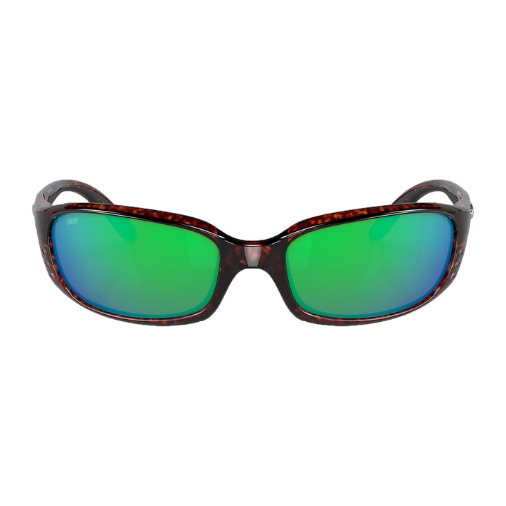 Costa Brine Sunglasses Tortoise Green Mirror 580P