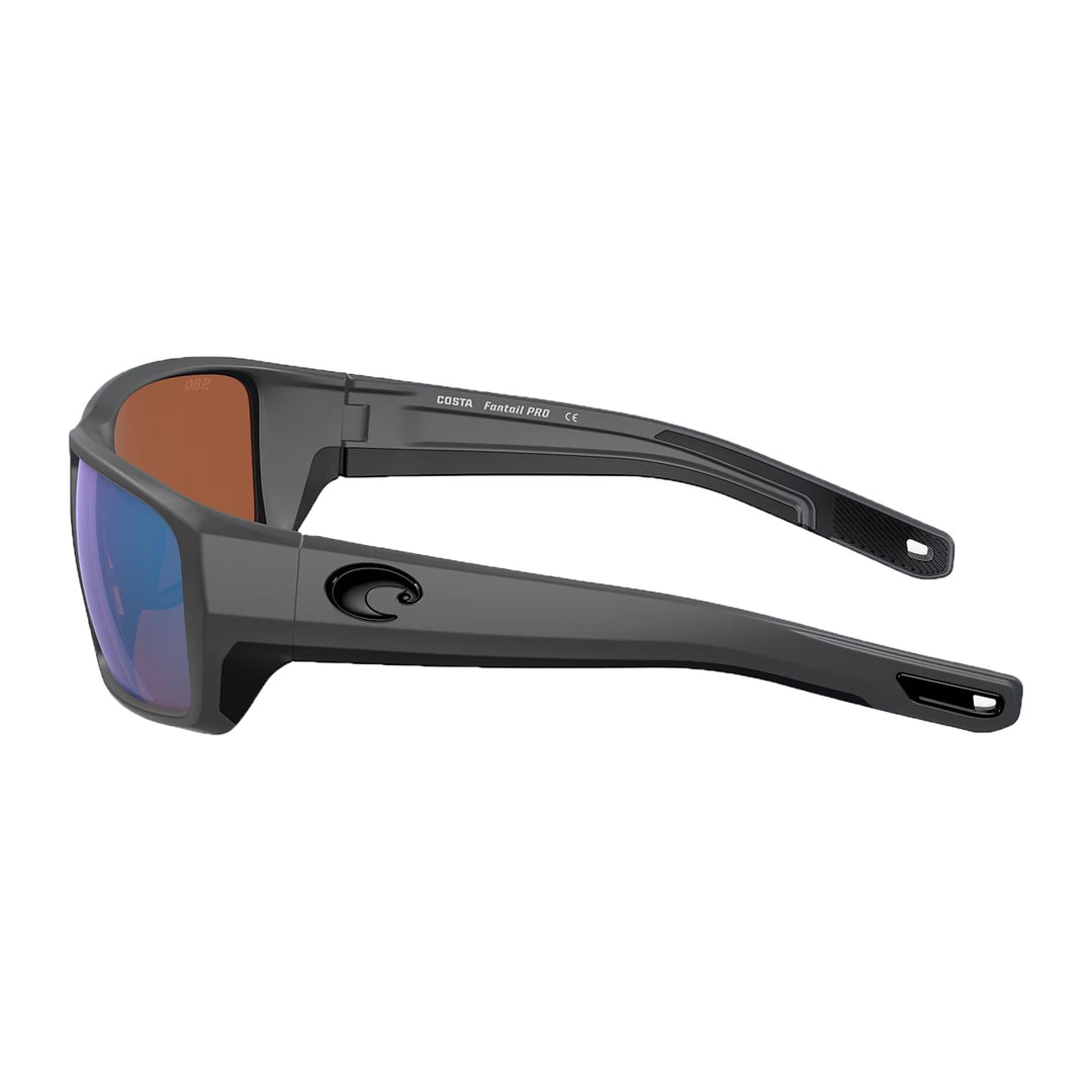 Costa Fantail Pro Sunglasses Matte Grey Green Mirror 580G