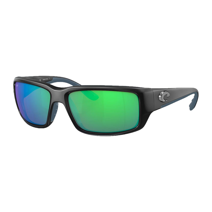 Costa Fantail Sunglasses Matte Black Green Mirror 580P