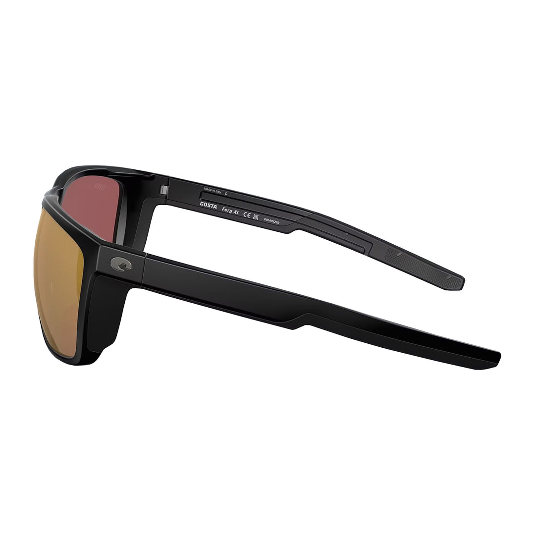 Costa Ferg XL Sunglasses Matte Black Gold Mirror 580G