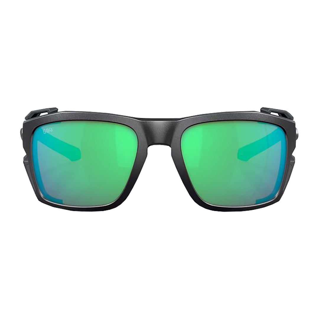 Costa King Tide 8 Sunglasses Black Pearl Green Mirror 580G