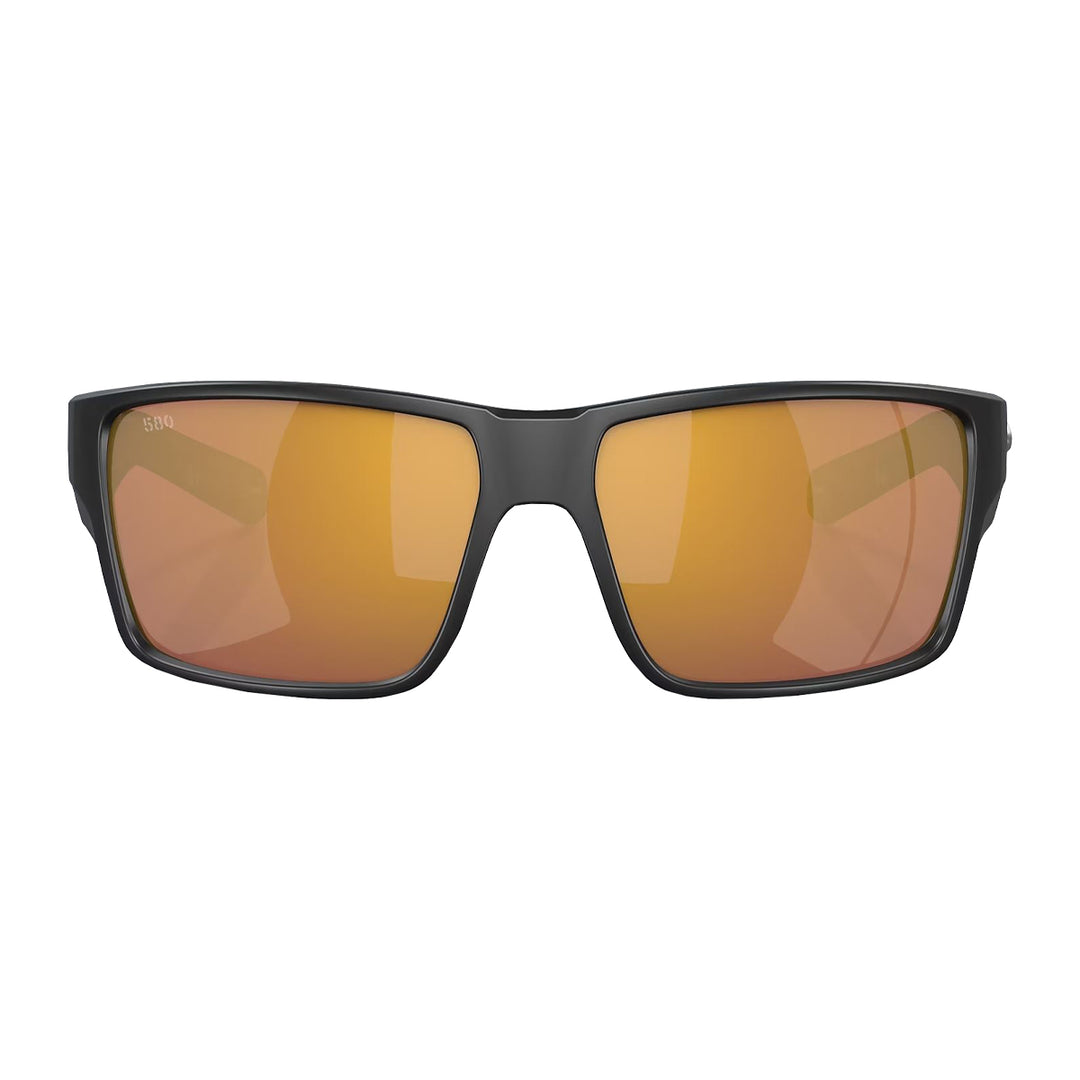 Costa Reefton Pro Sunglasses Matte Black Gold Mirror 580G