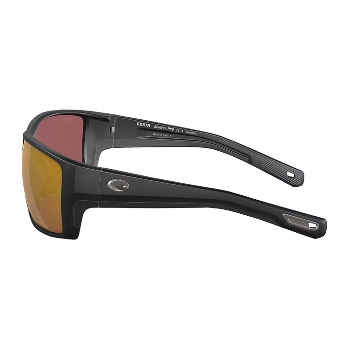 Costa Reefton Pro Sunglasses Matte Black Gold Mirror 580G