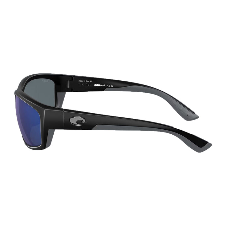 Costa Salt Break Sunglasses Black Blue Mirror 580P