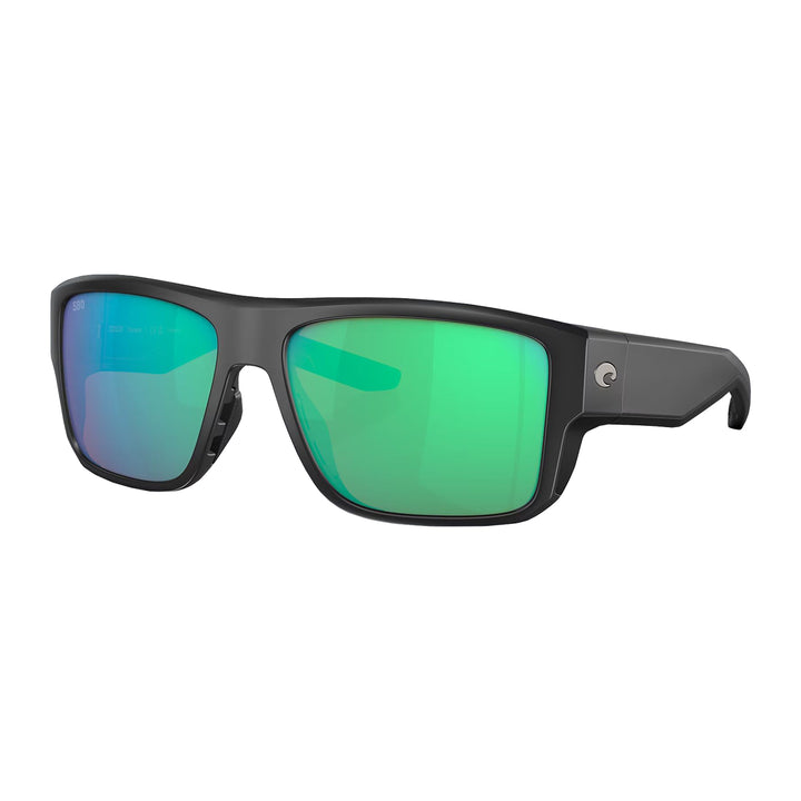 Costa Taxman Sunglasses Matte Black Green Mirror 580G