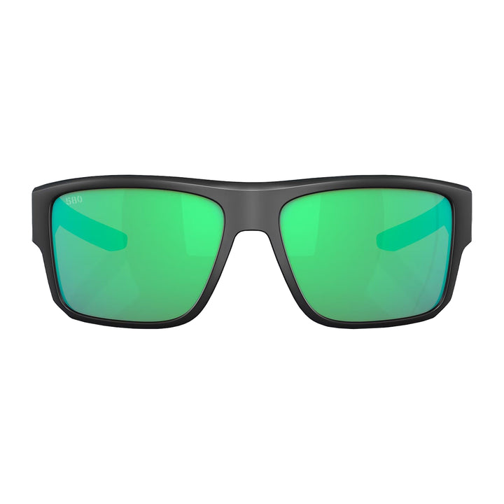 Costa Taxman Sunglasses Matte Black Green Mirror 580G