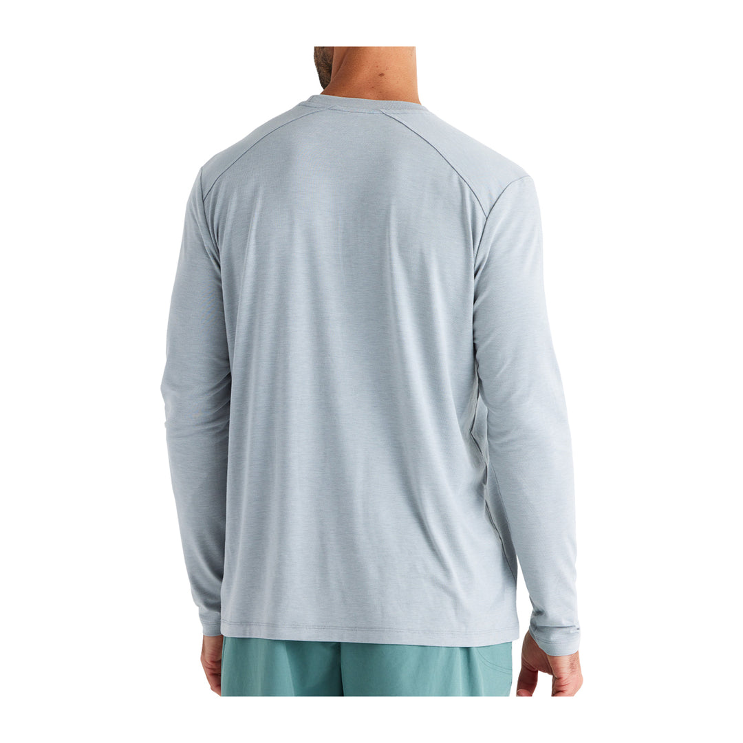 Free Fly Bamboo Shade Long Sleeve Heather Aspen Grey