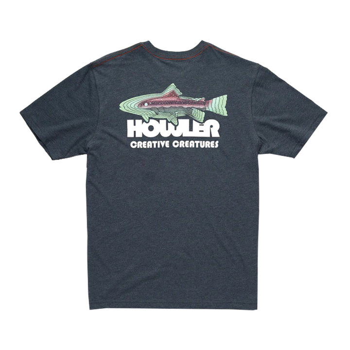 Howler Bros Blended Pocket T-Shirt Trucha : Charcoal Heather