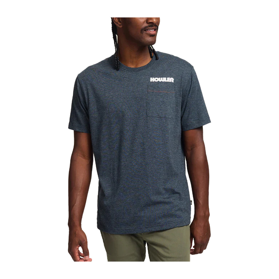 Howler Bros Blended Pocket T-Shirt Trucha : Charcoal Heather