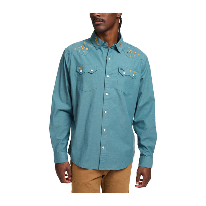 Howler Bros Crosscut Deluxe Snapshirt Noche De Paz