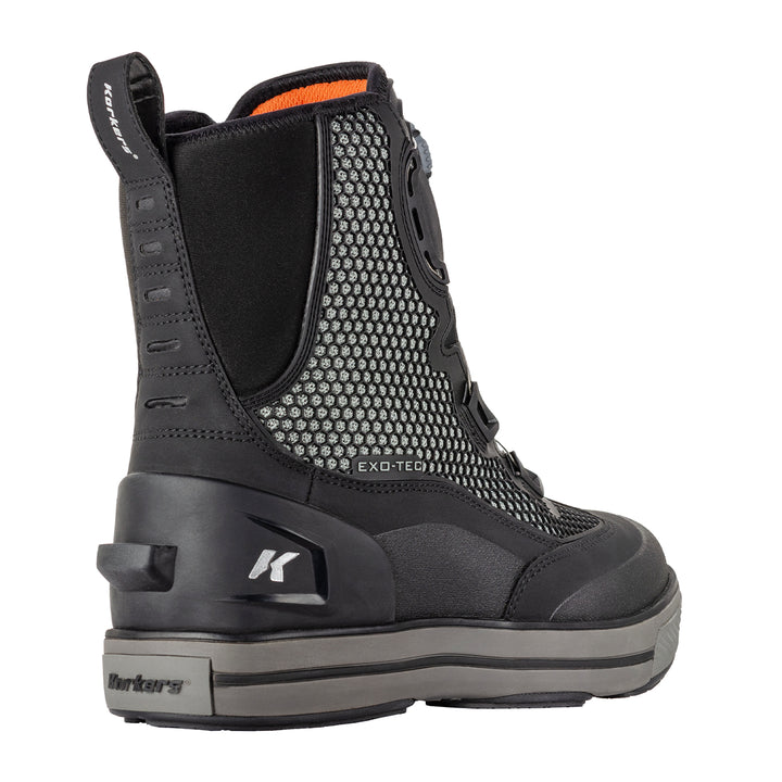 Korkers Chrome Lite Boot w/ Fixed Kling-On Rock Soles Black