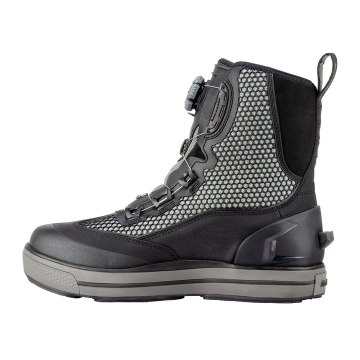 Korkers Chrome Lite Boot w/ Fixed Kling-On Rock Soles Black