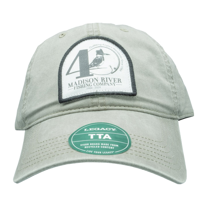 MRFC 40th Logo Hat Storm Grey w/Printed Front Patch