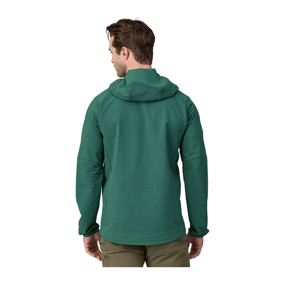 Patagonia R1 TechFace Fitz Roy Trout Hoody Conifer Green