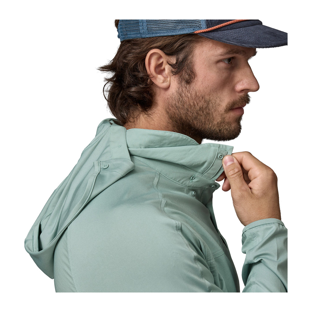 Patagonia River Rambler Hybrid Sun Hoody Thermal Blue