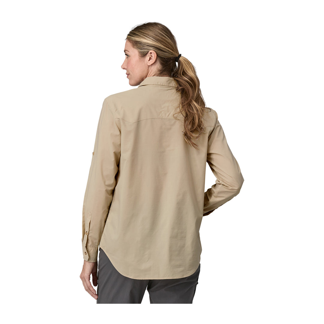 Patagonia Womens L/S Sun Stretch Shirt Pumice