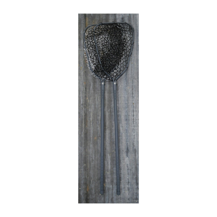 Rising Boat Net 38" Handle Gunmetal Gray