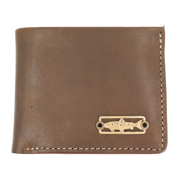 Sight Line Provisions Trout & Textile Wallet Brown