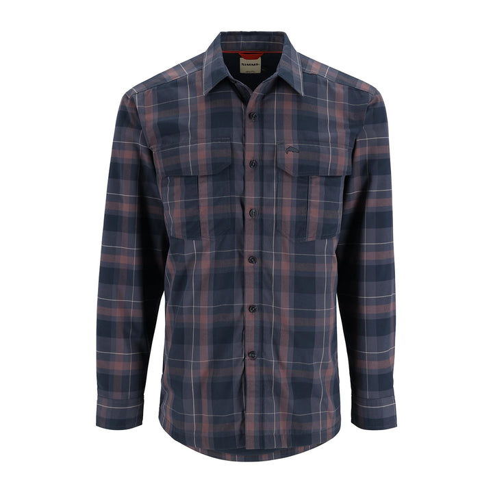 Simms Coldweather LS Shirt Selvedge Logan Plaid