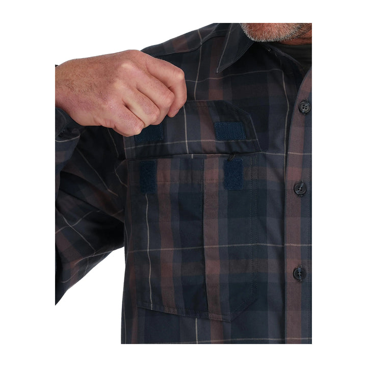 Simms Coldweather LS Shirt Selvedge Logan Plaid