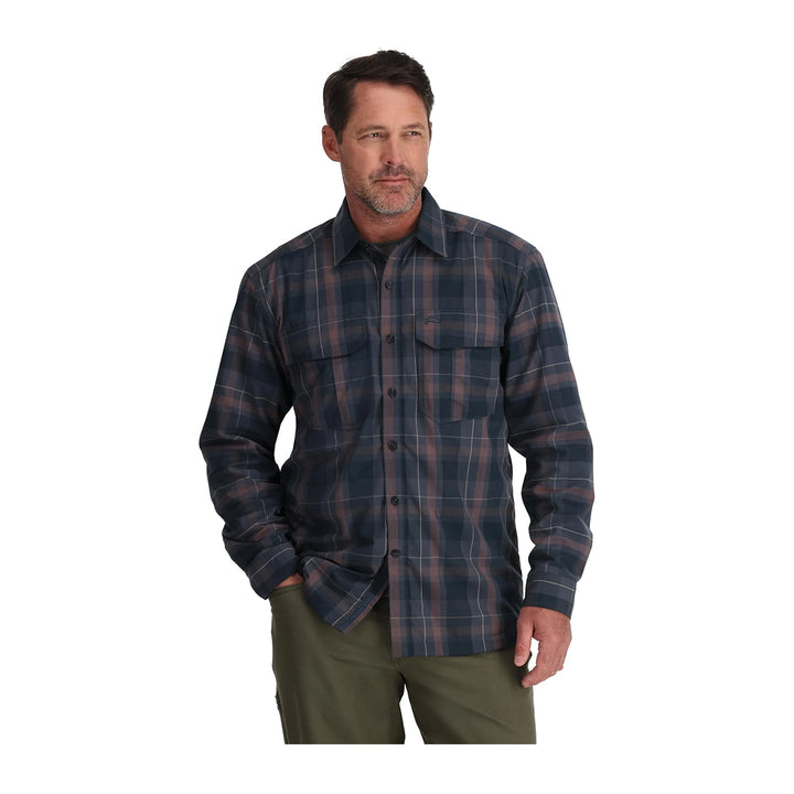 Simms Coldweather LS Shirt Selvedge Logan Plaid