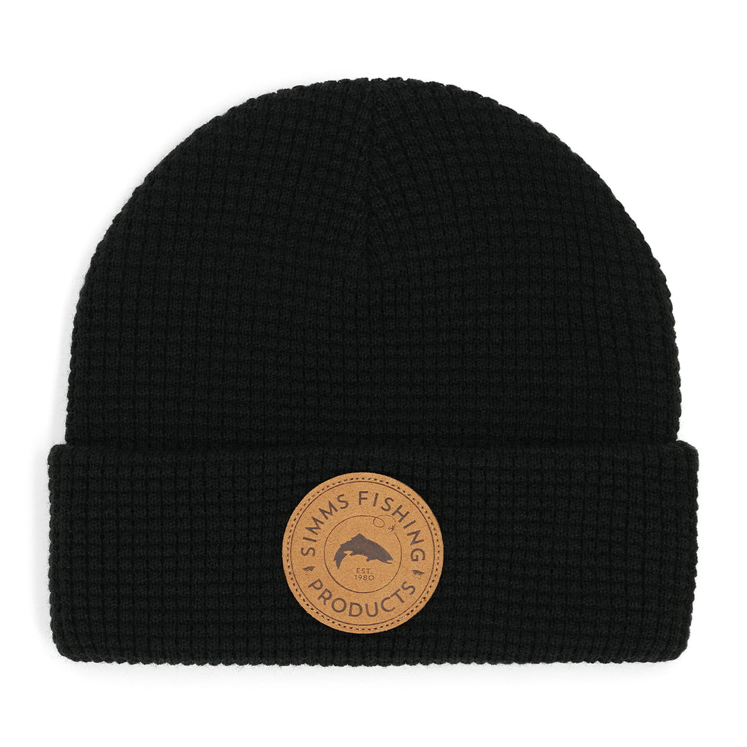 Simms Everyday Waffle Knit Beanie Black