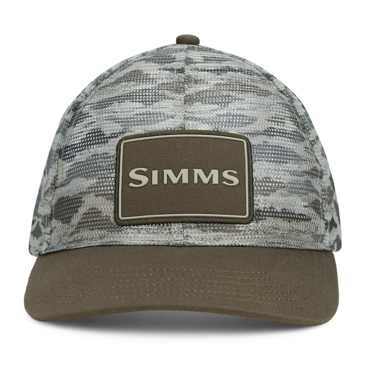 Simms Mesh All-Over Trucker Tiger Camo Sand/Smoke