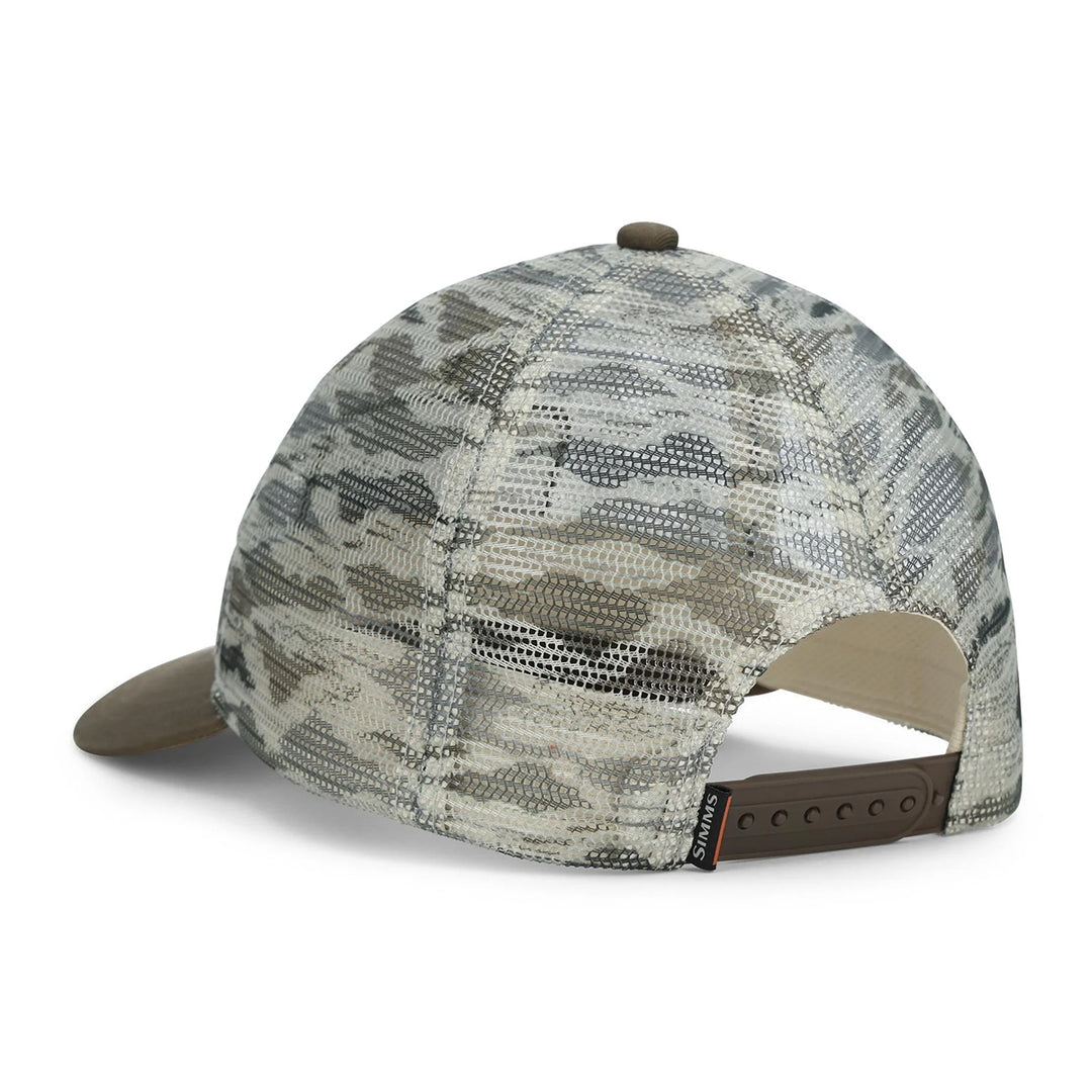 Simms Mesh All-Over Trucker Tiger Camo Sand/Smoke