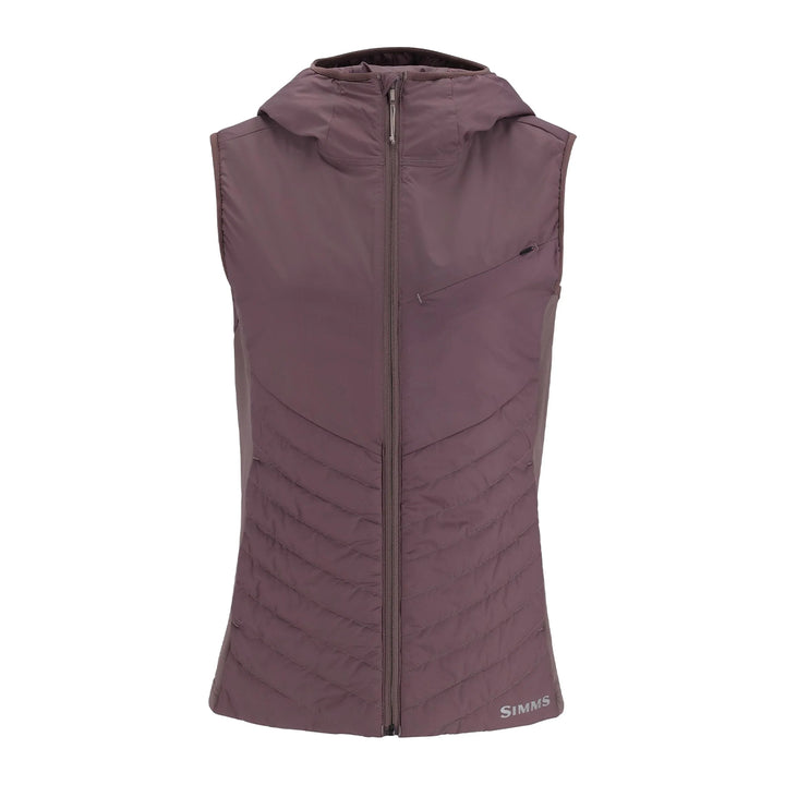 Simms Womens Fall Run Hybrid Hooded Vest Grayling