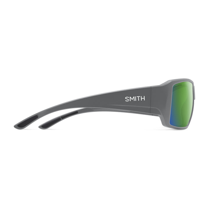 Smith Guide's Choice S Sunglasses Matte Cement ChromaPop Polarized Green Mirror