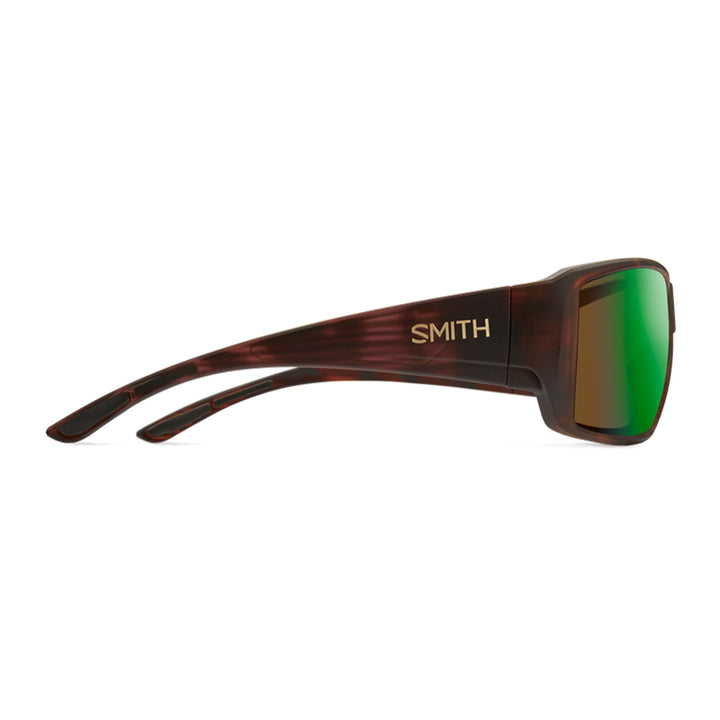 Smith Guide's Choice Sunglasses Matte Tortoise ChromaPop Glass Polarchromic Brown Green Mirror