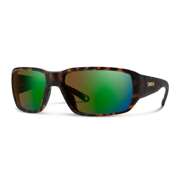 Smith Hookset Sunglasses Matte Tortoise ChromaPop Glass Polarchromic Brown Green Mirror