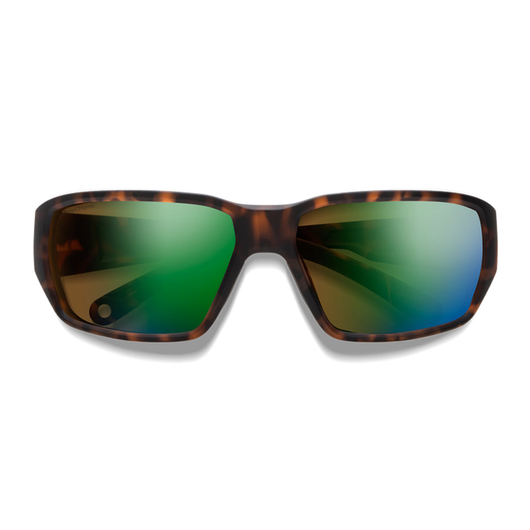 Smith Hookset Sunglasses Matte Tortoise ChromaPop Glass Polarchromic Brown Green Mirror