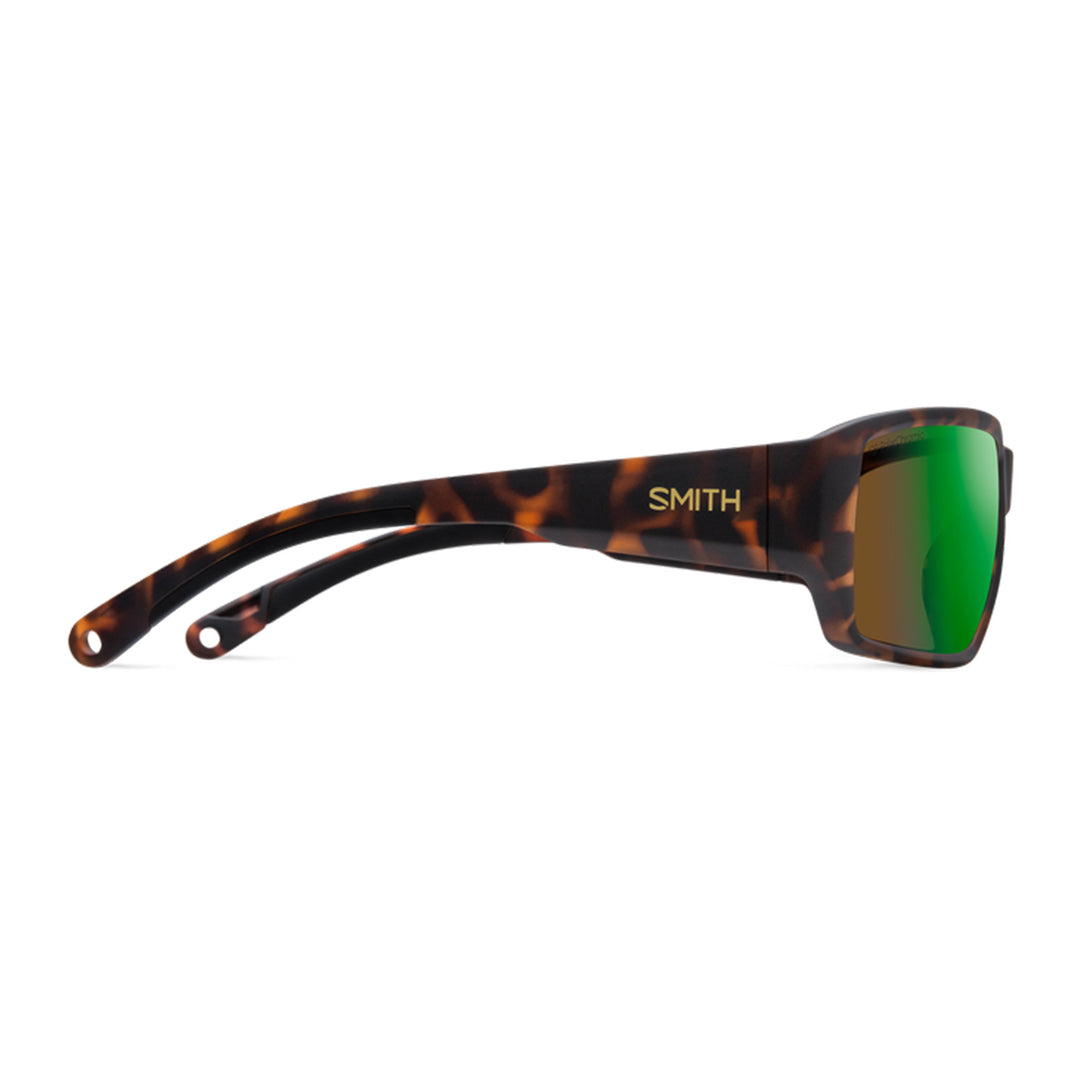 Smith Hookset Sunglasses Matte Tortoise ChromaPop Glass Polarchromic Brown Green Mirror