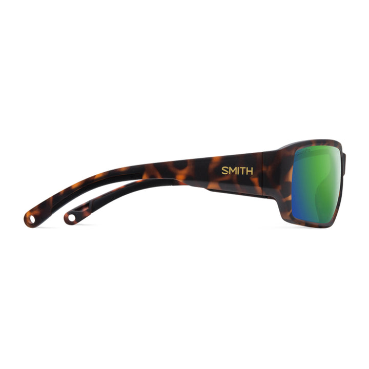 Smith Hookset Sunglasses Matte Tortoise ChromaPop Glass Polarized Green Mirror