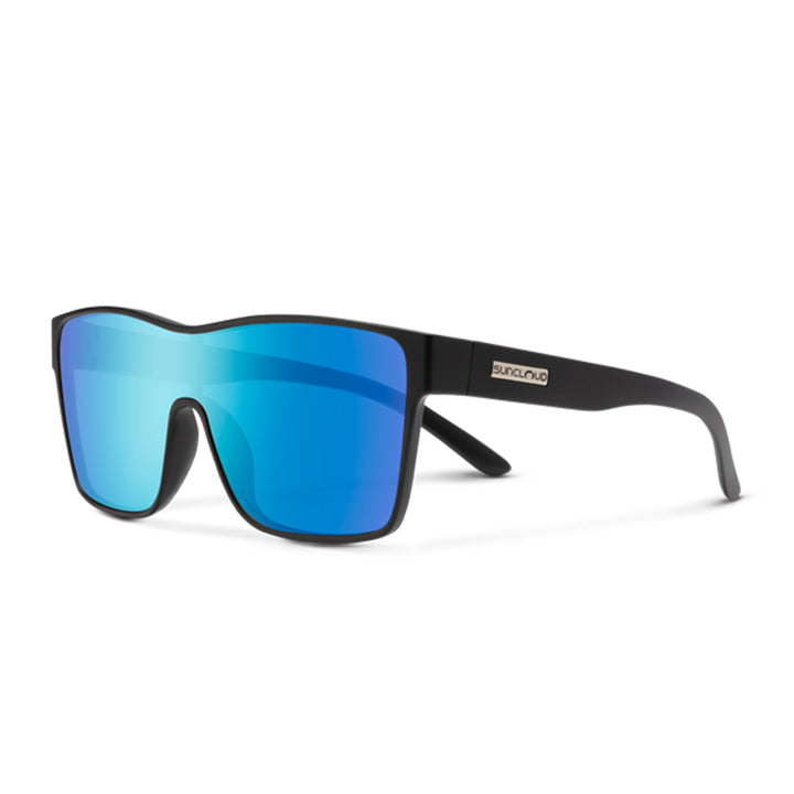 Suncloud  Biff Matte Black Polarized Blue Mirror