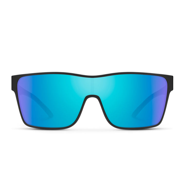 Suncloud  Biff Matte Black Polarized Blue Mirror