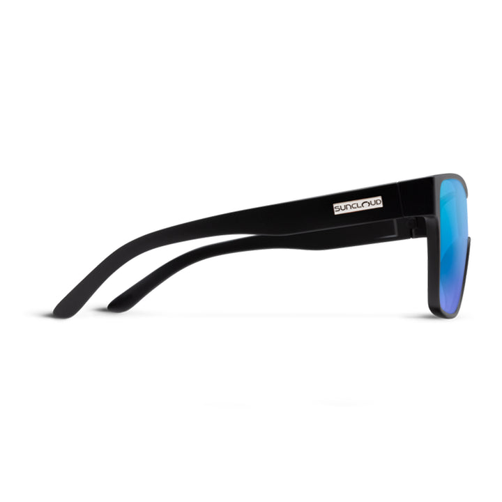 Suncloud  Biff Matte Black Polarized Blue Mirror