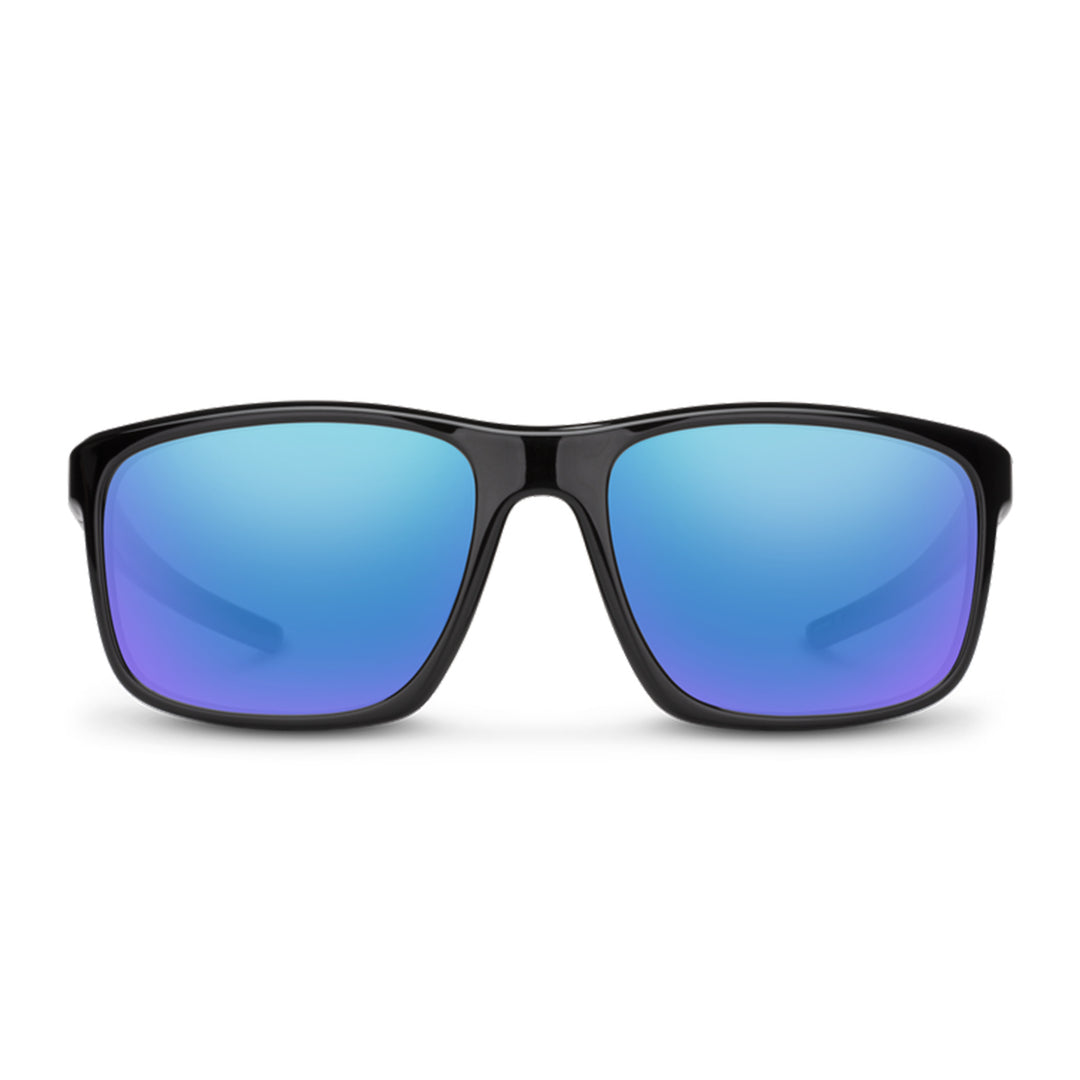 Suncloud Respek Black Polarized Blue Mirror