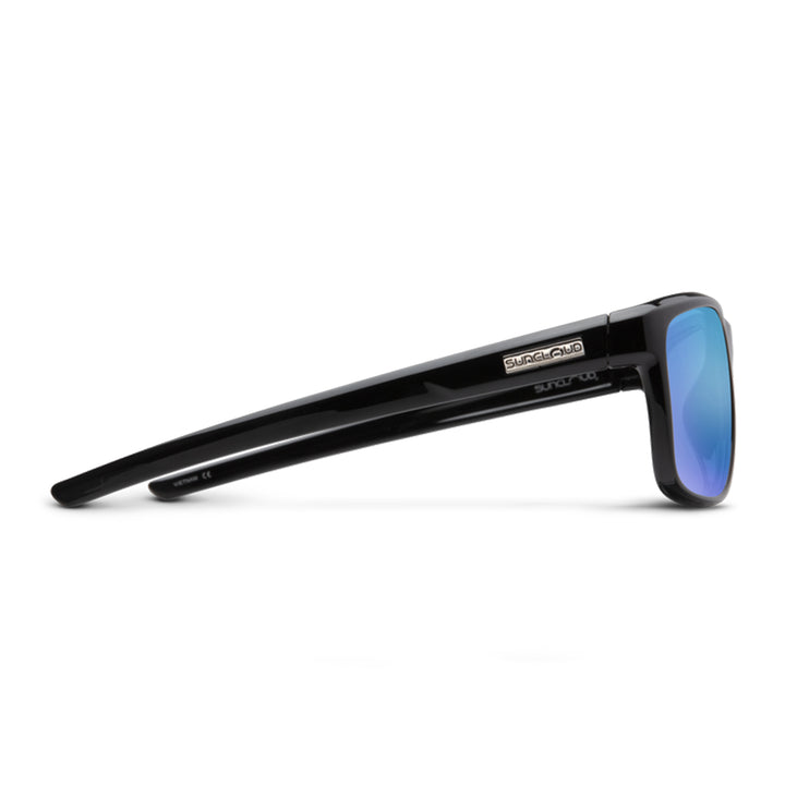 Suncloud Respek Black Polarized Blue Mirror