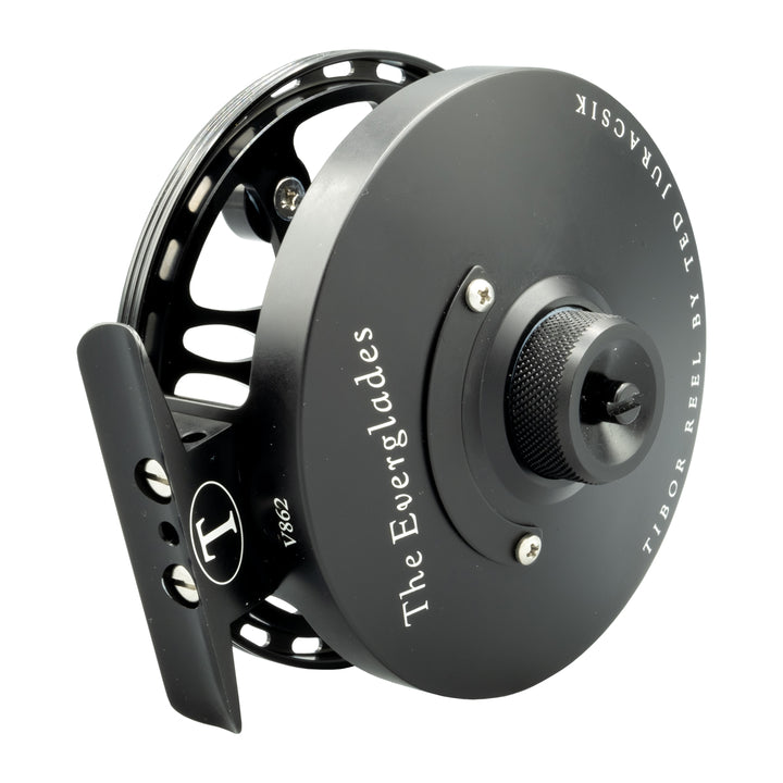 Tibor Everglades Reel Custom Frost Black LH Retrieve